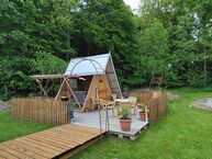 Gartenbereich Werkstatt Ofen